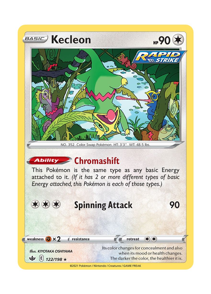 Kecleon (122/198) - Chilling Reign