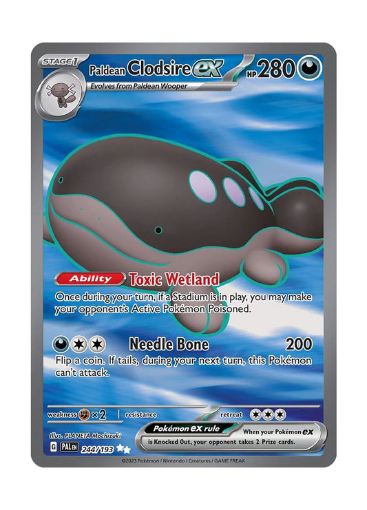 Paldean Clodsire ex (244/193) - Paldea Evolved