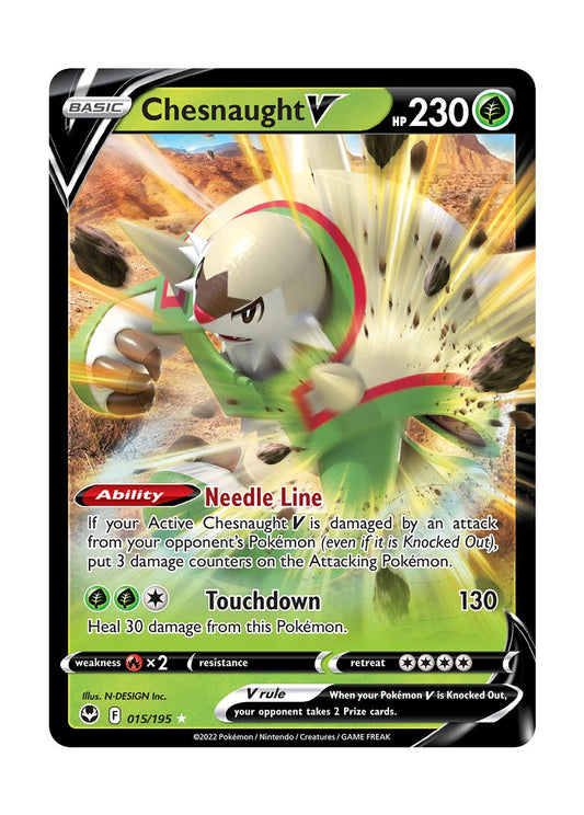 Chesnaught V (015/195) - Silver Tempest