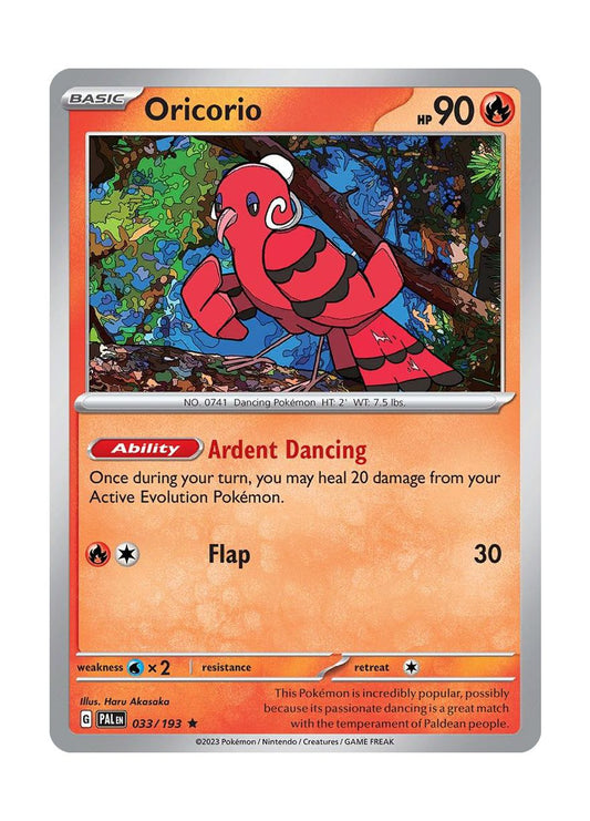 Oricorio (33/193) - Paldea Evolved