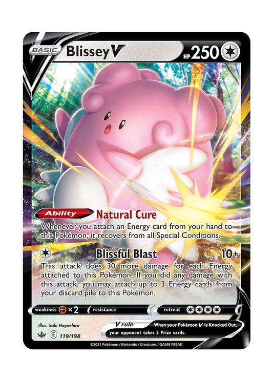 Blissey V (119/198) - Chilling Reign