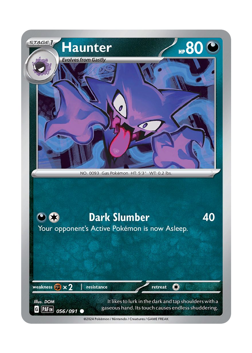 Haunter (056/91) - Paldean Fates