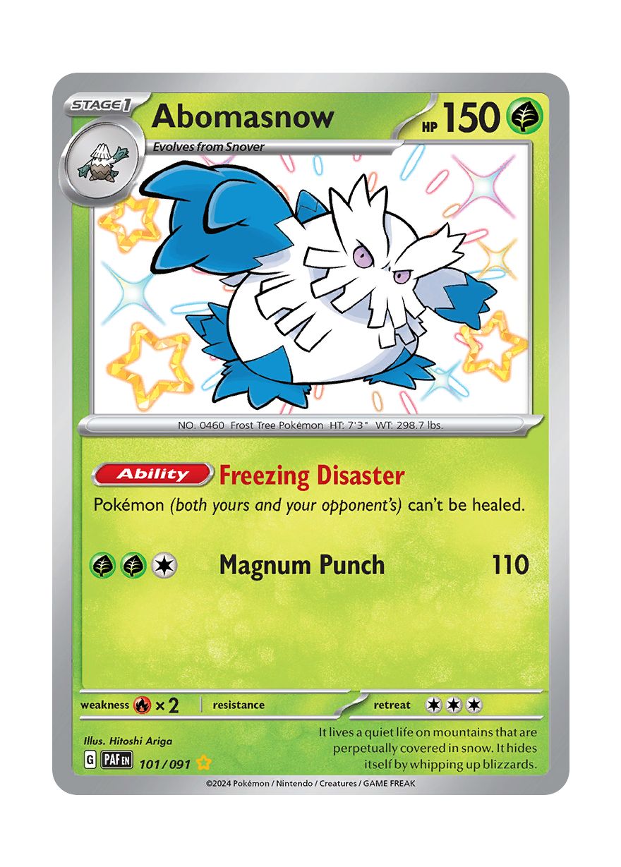 Abomasnow (101/91) - Paldean Fates