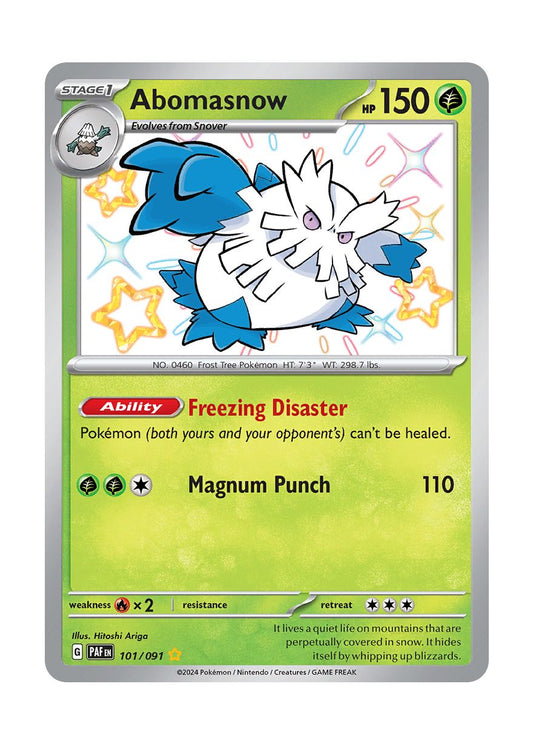 Abomasnow (101/91) - Paldean Fates