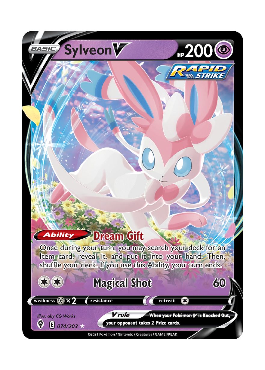 Sylveon V (074/203) - Evolving Skies