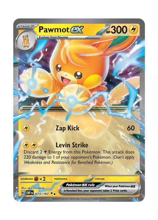 Pawmot ex (73/197) - Obsidian Flames