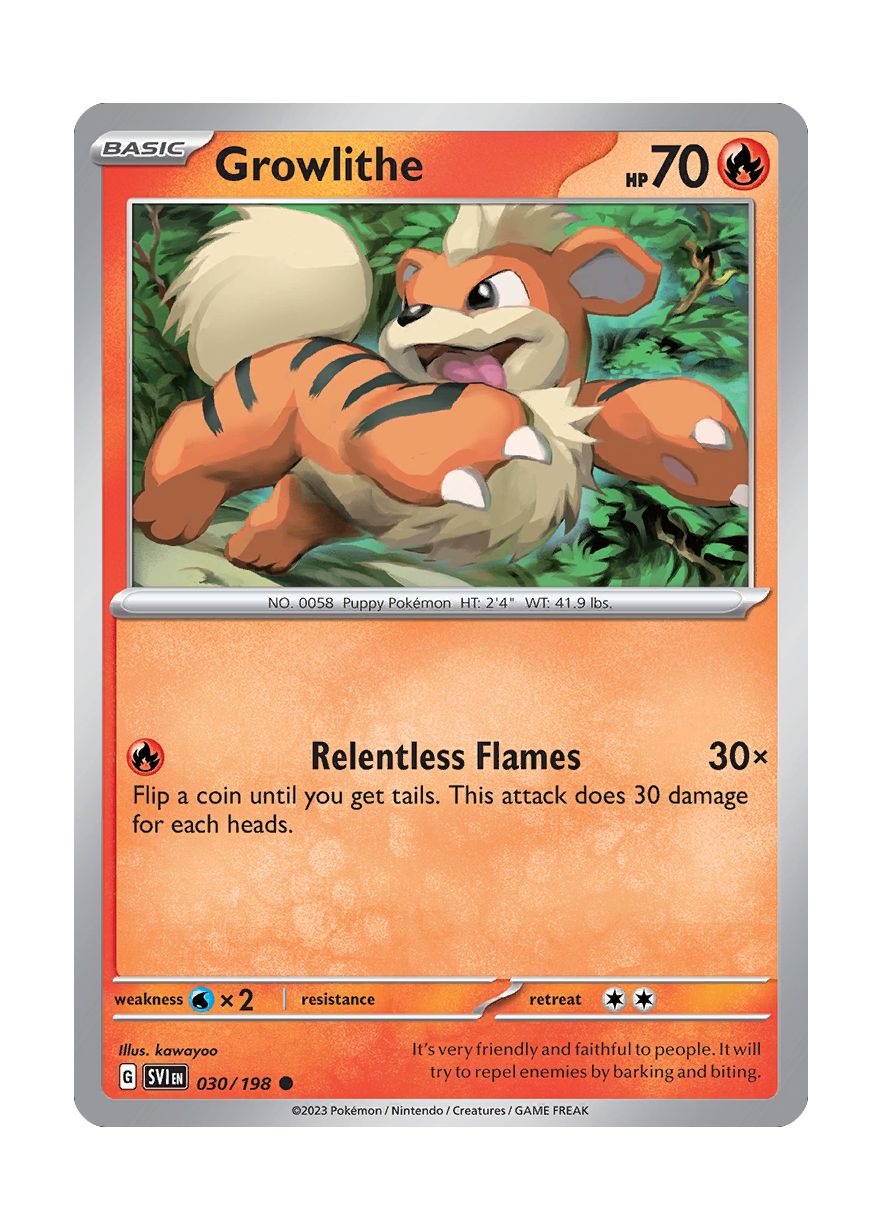Growlithe (30/198) - Scarlet & Violet