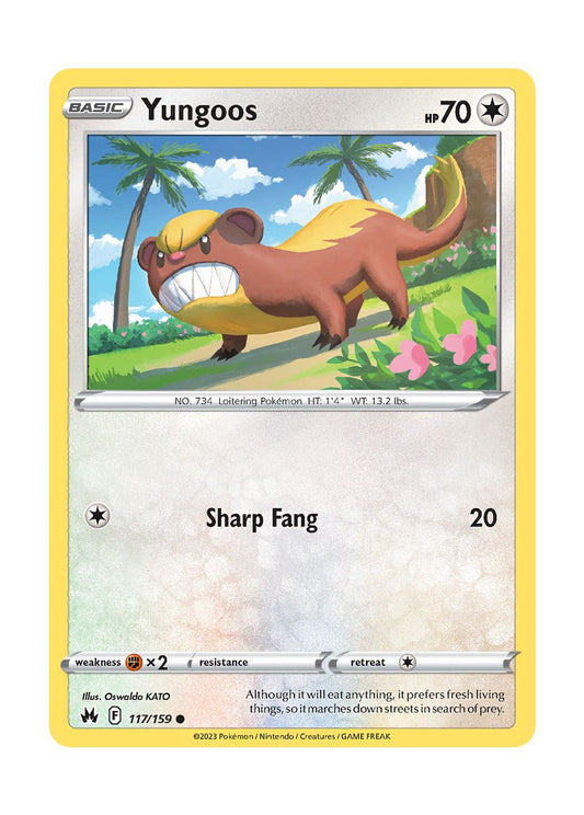 Yungoos (117/159) - Crown Zenith