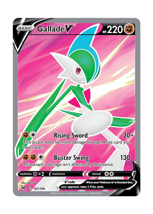 Gallade V (181/196) - Lost Origin