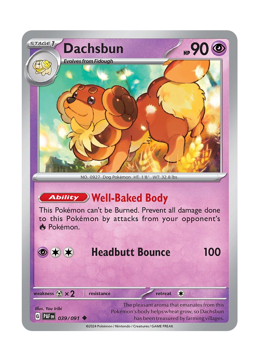 Dachsbun (039/91) - Paldean Fates