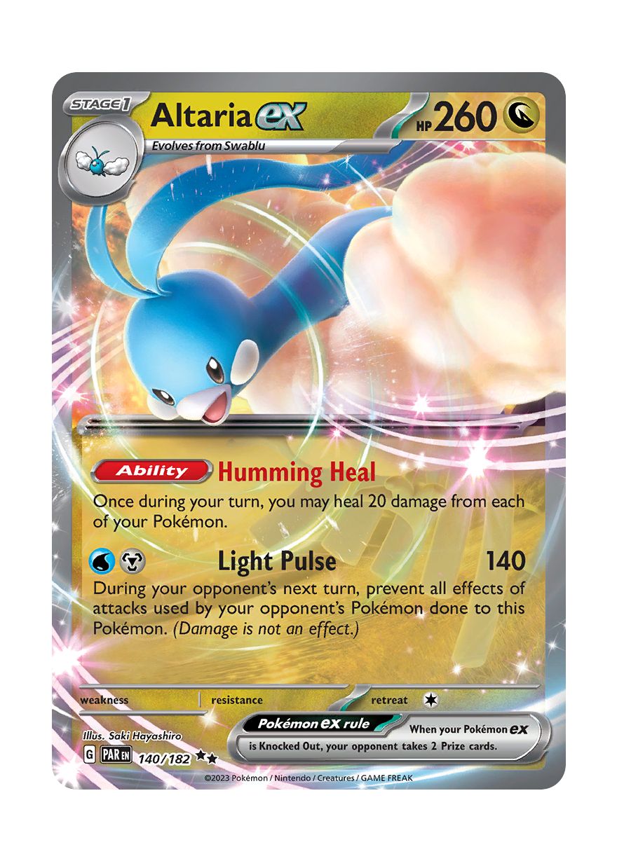 Altaria ex (140/182) - Paradox Rift