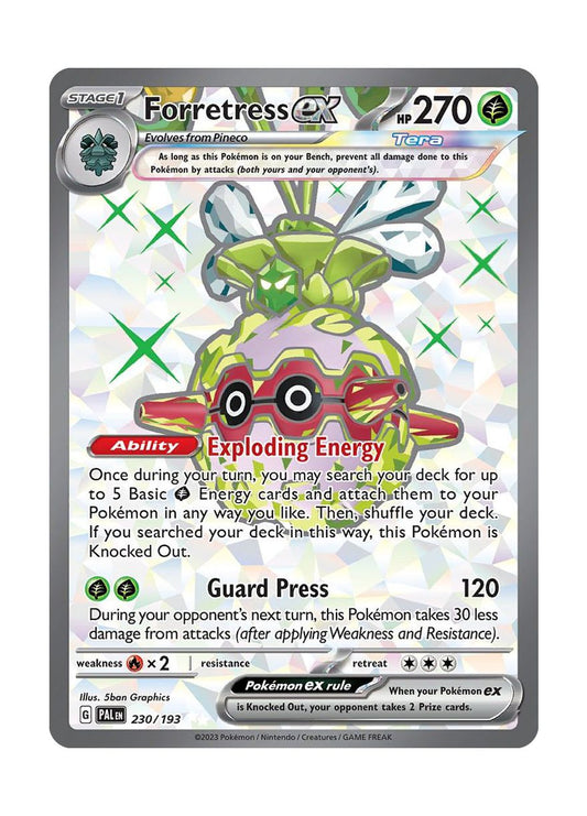 Forretress ex (230/193) - Paldea Evolved