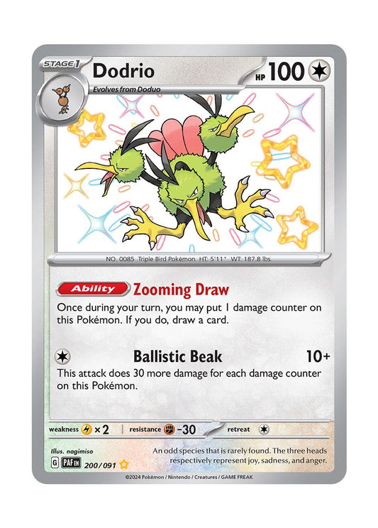 Dodrio (200/91) - Paldean Fates