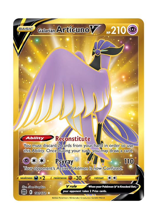 Galarian Articuno V (181/172) - Brilliant Stars