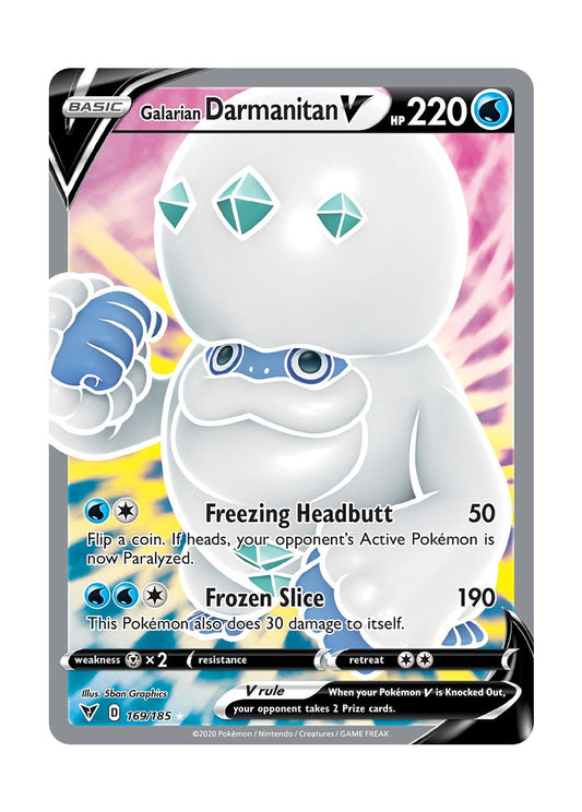 Galarian Darmanitan V (169/185) - Vivid Voltage