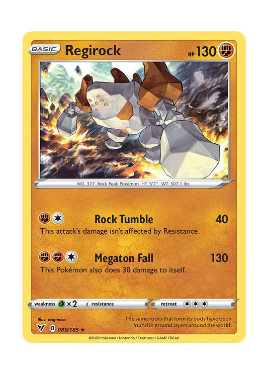 Regirock (089/185) - Vivid Voltage