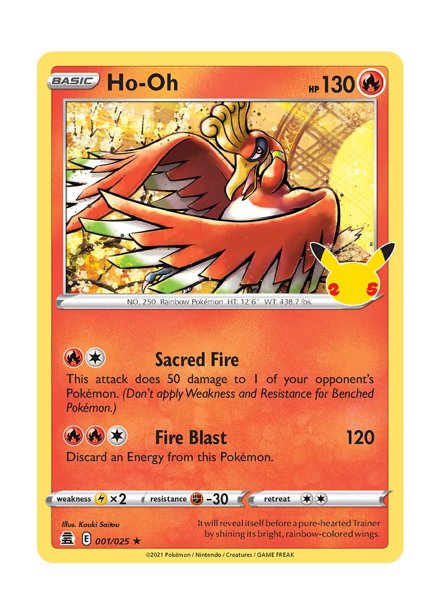 Ho-Oh (001/25) - Celebrations