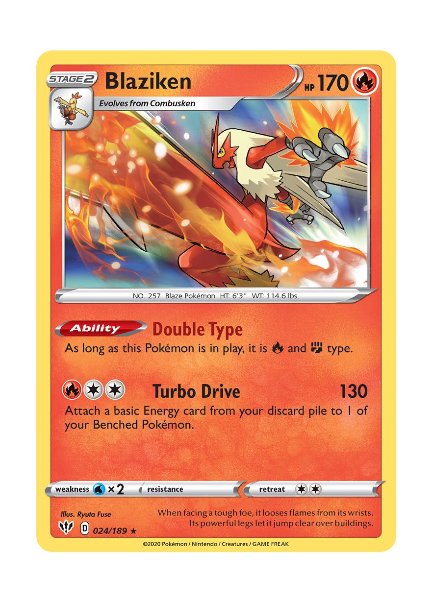 Blaziken (024/189) - Darkness Ablaze