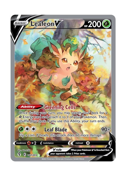 Leafeon V (167/203) - Evolving Skies