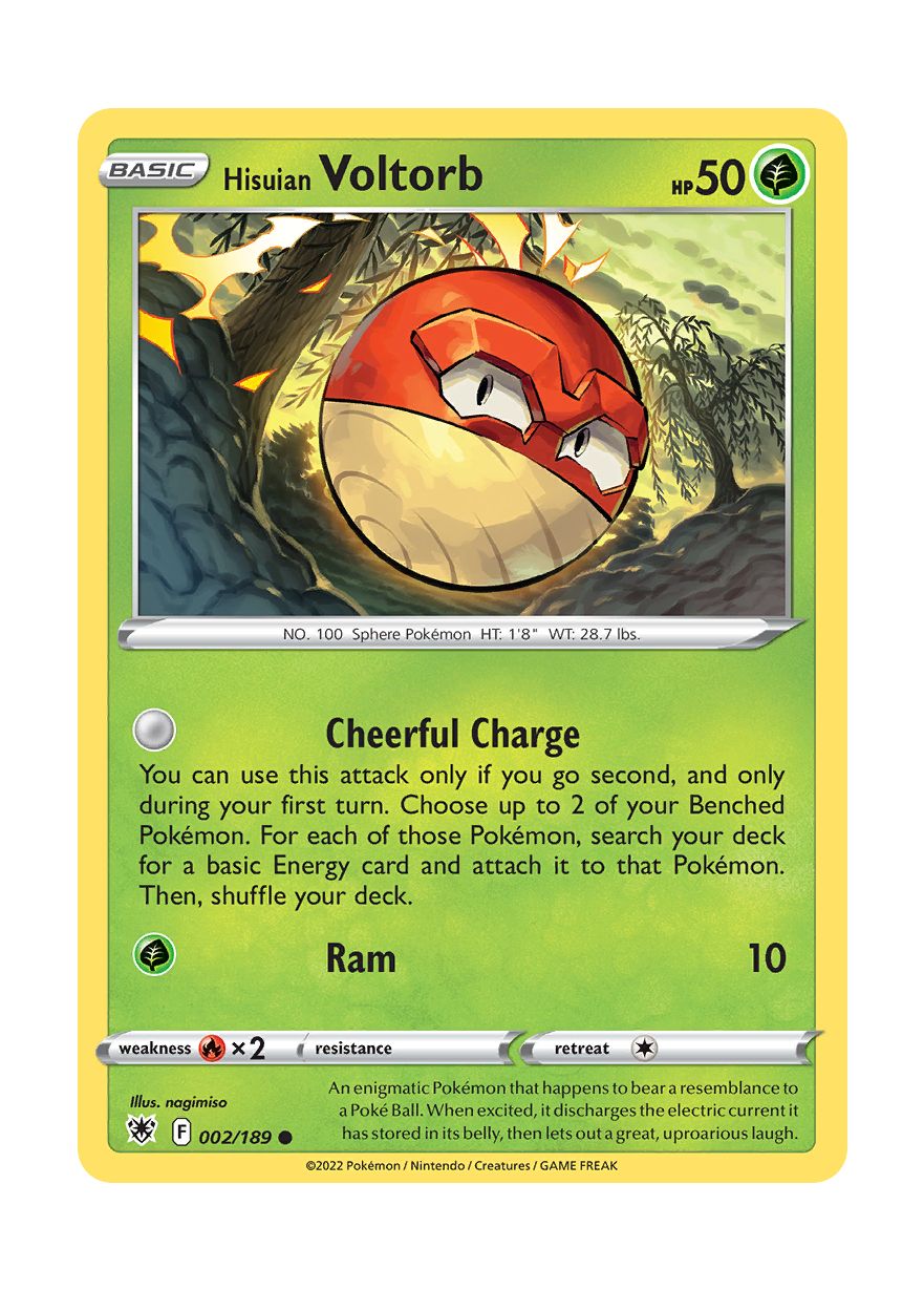Hisuian Voltorb (002/189) - Astral Radiance