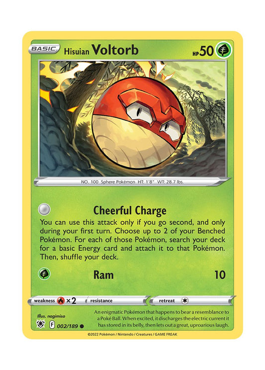 Hisuian Voltorb (002/189) - Astral Radiance