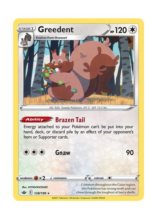 Greedent (128/198) - Chilling Reign