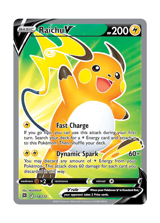 Raichu V (158/172) - Brilliant Stars