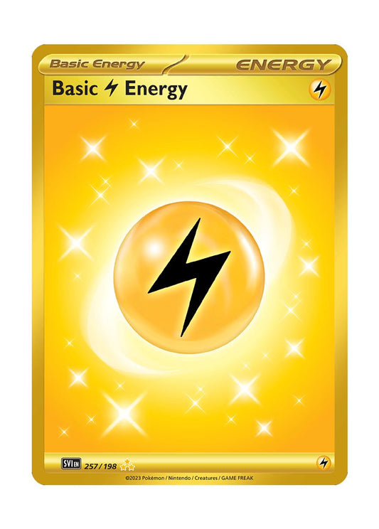Basic Lightning Energy (257/198) - Scarlet & Violet