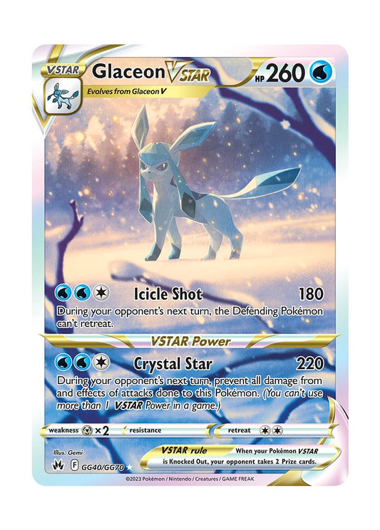 Glaceon VSTAR (GG40/70) - Crown Zenith Galarian Gallery