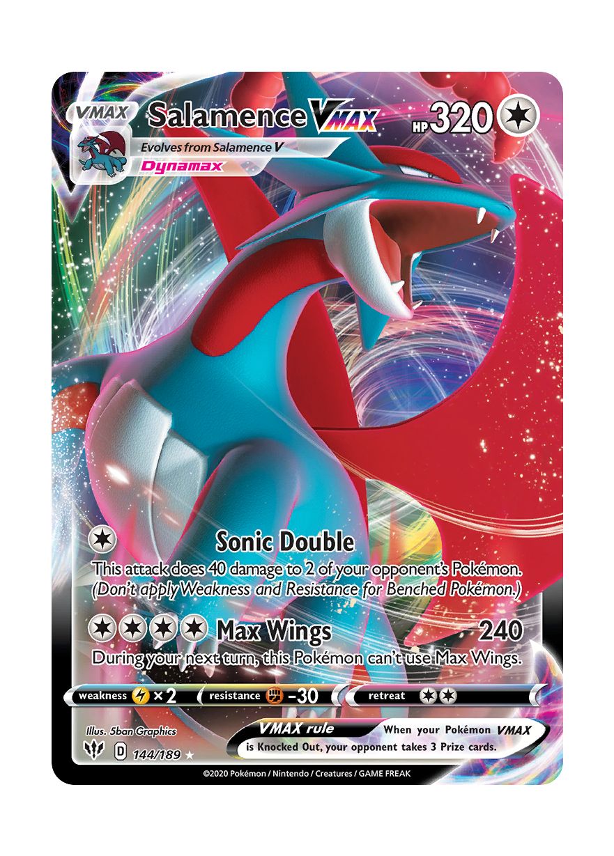 Salamence VMAX (144/189) - Darkness Ablaze