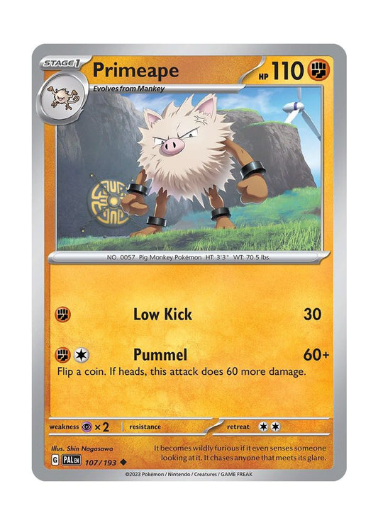 Primeape (107/193) - Paldea Evolved