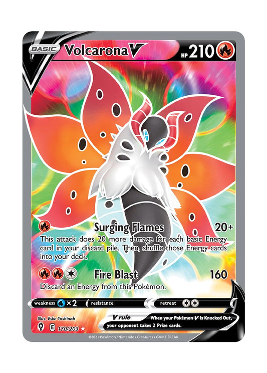 Volcarona V (170/203) - Evolving Skies