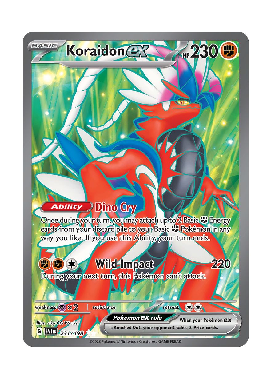 Koraidon ex (231/198) - Scarlet & Violet