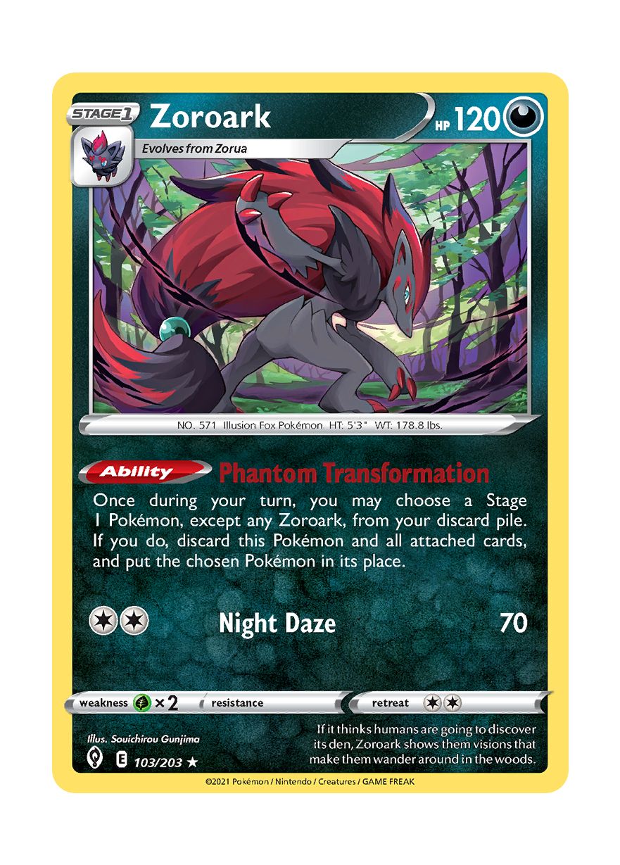 Zoroark (103/203) - Evolving Skies