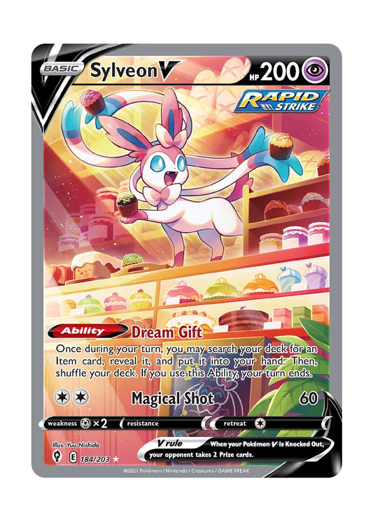 Sylveon V (184/203) - Evolving Skies