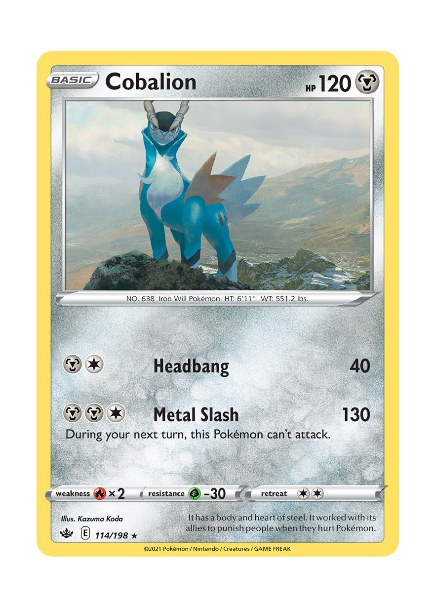 Cobalion (114/198) - Chilling Reign