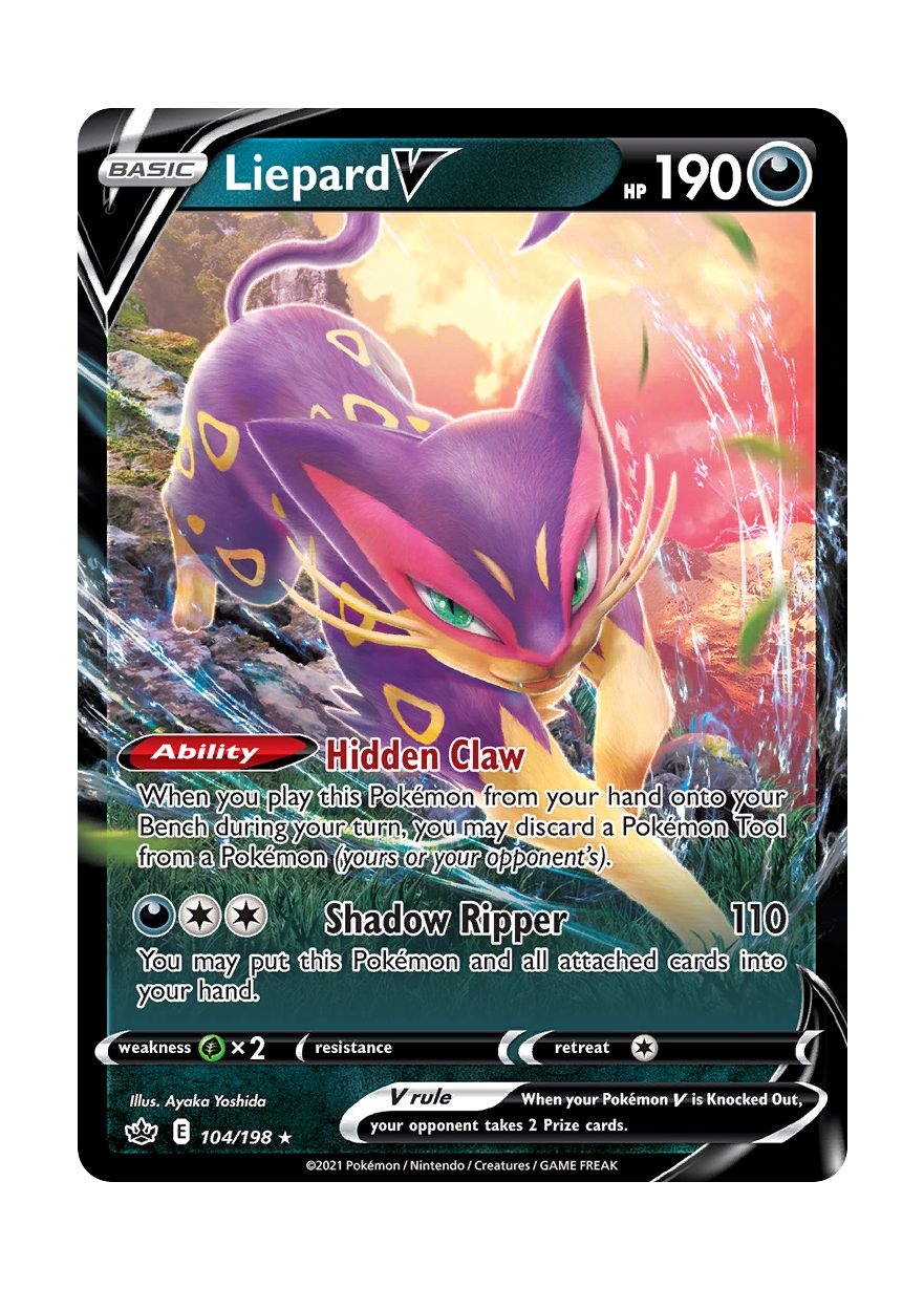 Liepard V (104/198) - Chilling Reign