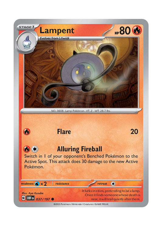 Lampent (37/197) - Obsidian Flames