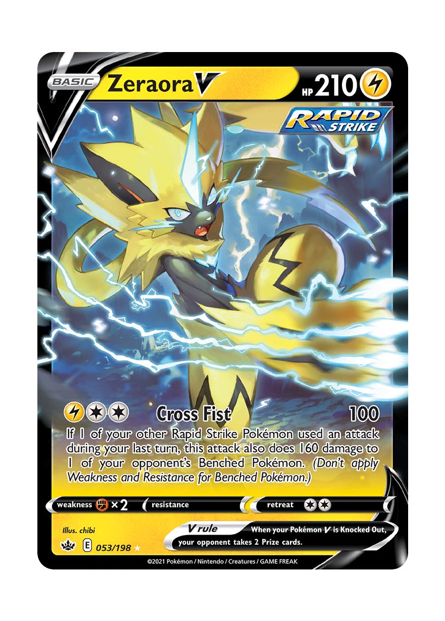 Zeraora V (053/198) - Chilling Reign
