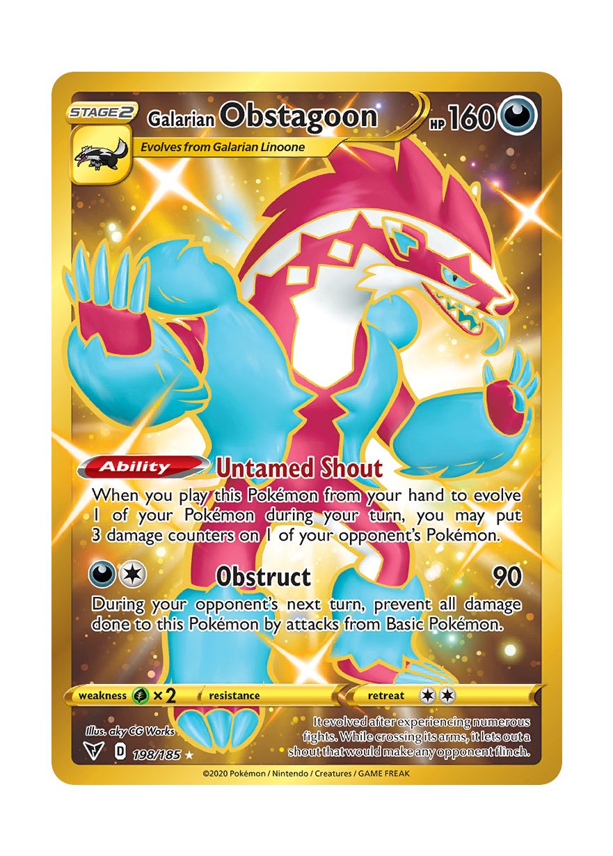 Galarian Obstagoon (198/185) - Vivid Voltage