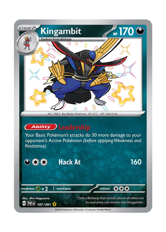 Kingambit (187/91) - Paldean Fates