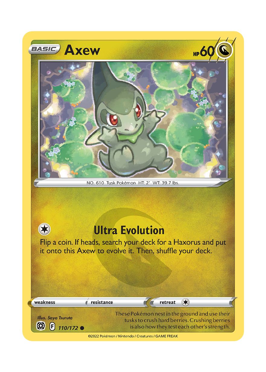 Axew (110/172) - Brilliant Stars