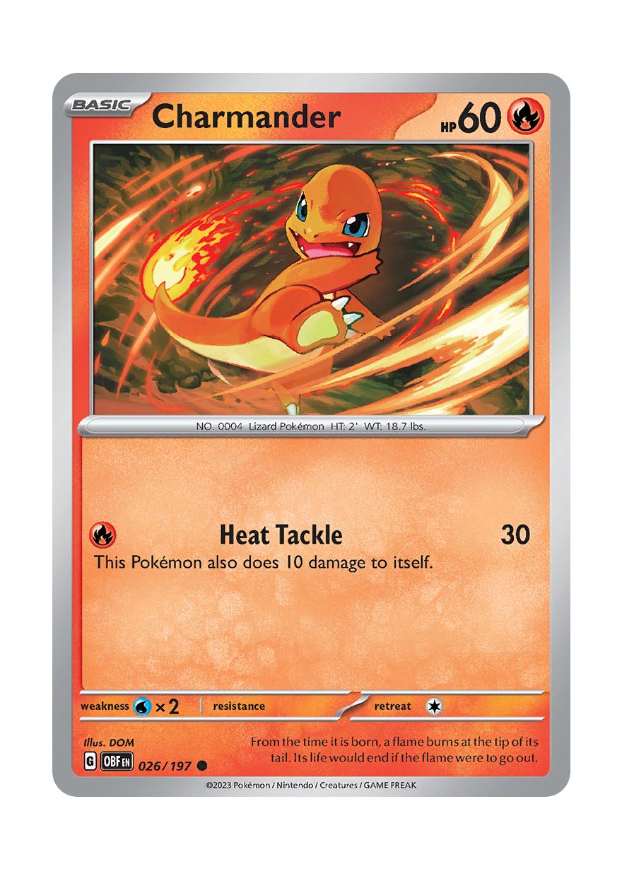 Charmander (26/197) - Obsidian Flames