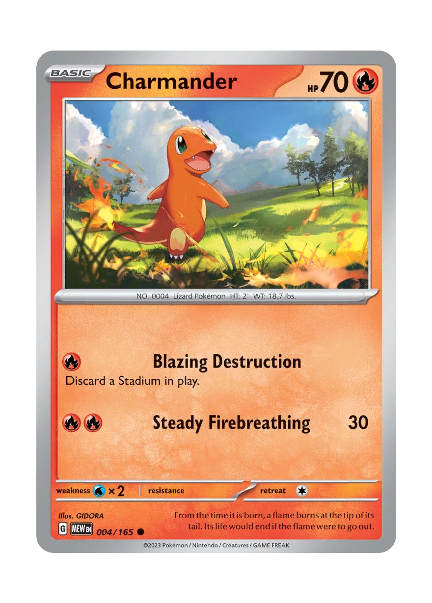 Charmander (4/165) - 151