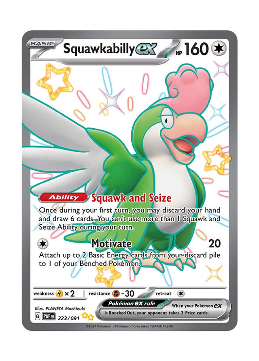 Squawkabilly ex (223/91) - Paldean Fates