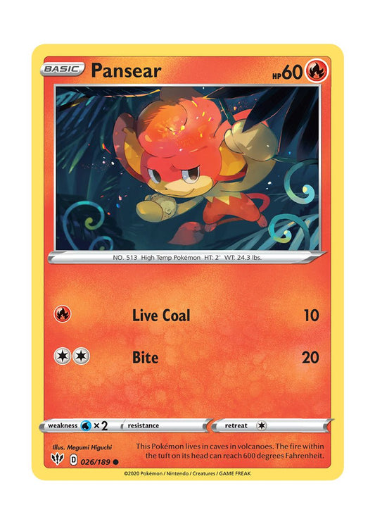 Pansear (026/189) - Darkness Ablaze