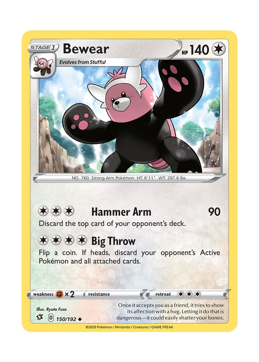 Bewear (150/192) - Rebel Clash