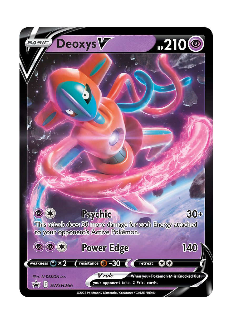 Deoxys V (SWSH266/307) - SWSH Black Star Promos