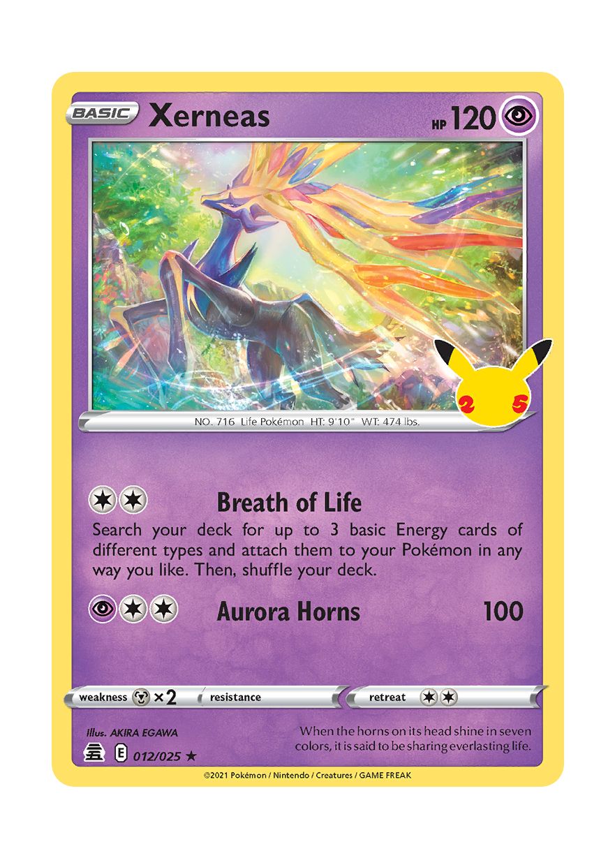 Xerneas (012/25) - Celebrations