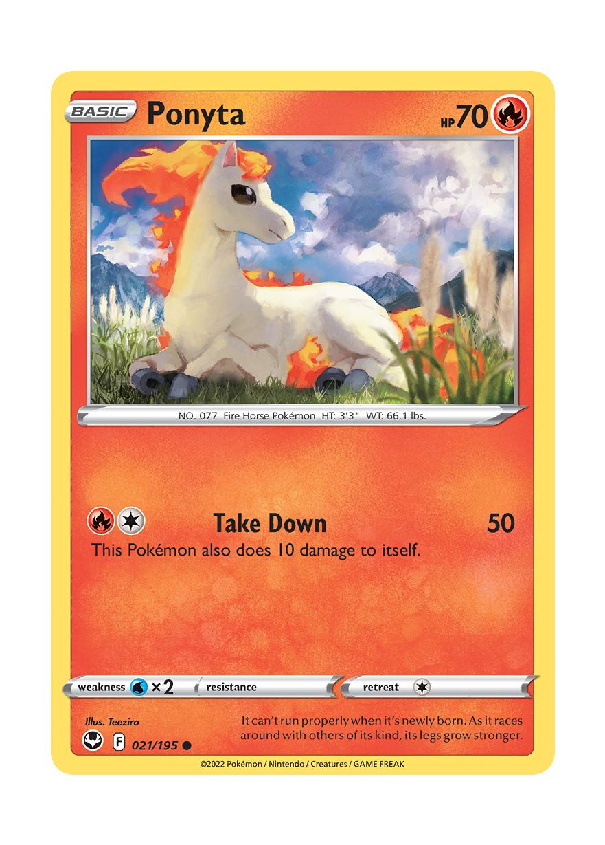 Ponyta (021/195) - Silver Tempest